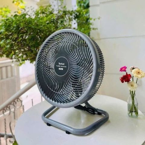 Quạt Sàn Tefal TB Silence Plus VH686790 - Quạt Đứng 6 Cánh, 80W với Chế Độ Yên Tĩnh và Turbo, Thiết Kế Độc Đáo, Gió Mạnh 6.0 m/s
