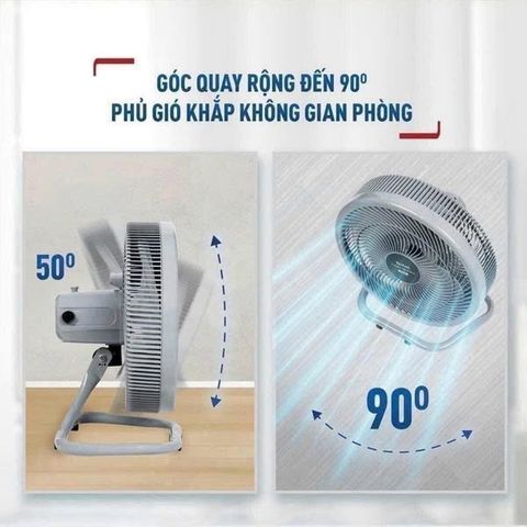 Quạt Sàn Tefal TB Silence Plus VH686790 - Quạt Đứng 6 Cánh, 80W với Chế Độ Yên Tĩnh và Turbo, Thiết Kế Độc Đáo, Gió Mạnh 6.0 m/s