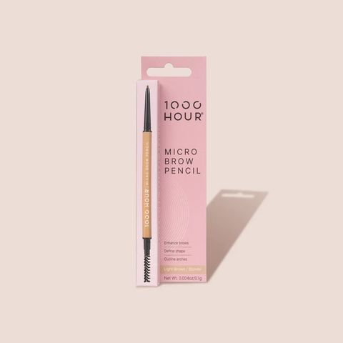 Chì Kẻ Mày 1000 Hour 3 in 1 Brow Pencil Màu Nâu Nhạt Light Brown 2.1g - Dễ Dùng, Tự Nhiên, Hoàn Hảo Cho Khuôn Mặt