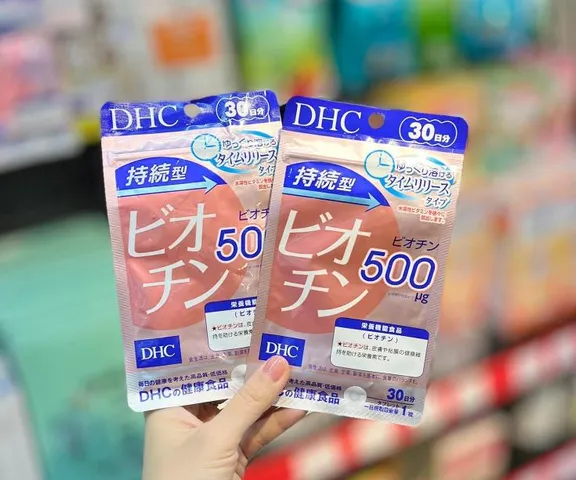 [Nhập khẩu] Viên uống DHC Biotin (30 ngày) bổ sung Biotin cung cấp dưỡng chất cho da và tóc