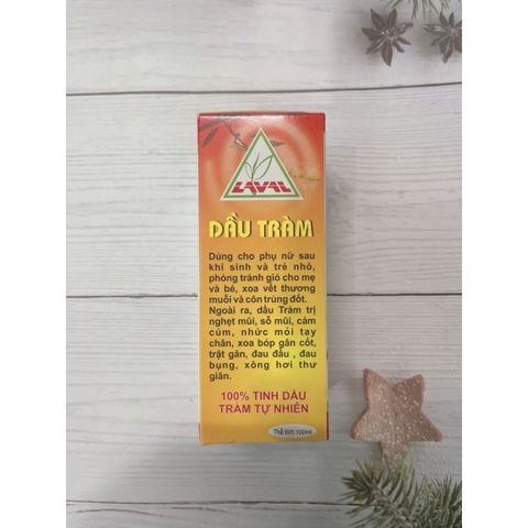 Dầu Tràm Lava 100 ML - Tinh Dầu Hỗ Trợ Sức Khỏe Trẻ Nhỏ, Ngừa Cảm Lạnh, Giữ Ấm, Thư Giãn, Sát Khuẩn
