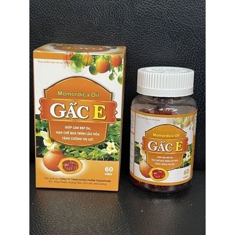 Viên Dầu Cá Gấc E Thiên Ân - Bổ Sung Vitamin E, Tăng Cường Thị Lực, Chống Oxy Hóa, Đẹp Da, Duy Trì Sức Khỏe