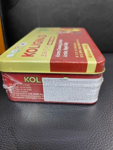 Viên Nhân Sâm Koligin-D 60 Viên - Tăng Cường Sinh Lực, Sức Bền, Đề Kháng - Sản Phẩm Bổ Sung Dinh Dưỡng Tự Nhiên Cho Người Lớn và Trẻ Em Trên 12 Tuổi
