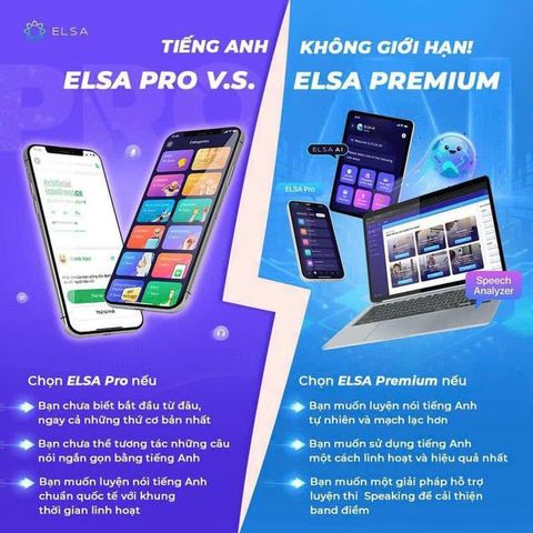 Phần Mềm Học Tiếng Anh ELSA SPEAK PRO Trọn Đời - 23,000+ Bài Học Giao Tiếp, Tự Tin Phát Âm Trong 10 Phút Mỗi Ngày