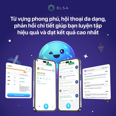Phần mềm ELSA Premium - Trọn bộ học tiếng Anh với ELSA Pro, AI, Speech Analyzer - Hỗ trợ luyện thi IELTS, TOEIC 3 tháng