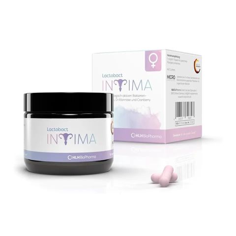 Viên uống Lactobact Intima - Bổ sung lợi khuẩn vùng kín hỗ trợ ngăn ngừa viêm nhiễm âm đạo, tiết niệu và bàng quang (30 viên)