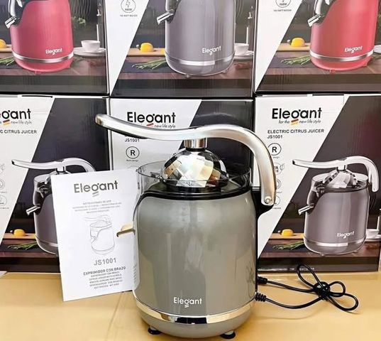 Máy Vắt Cam Elegant JS1001 - Công Suất 160W, Inox 304, Thiết Kế Thông Minh, Ép Được Cam và Bưởi, Giữ Bàn Sạch, Sản Phẩm Chất Lượng Đức