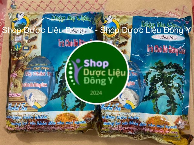 Trà Diệp Hạ Châu - Thảo Mộc Tự Nhiên Giúp Giải Độc, Thanh Nhiệt, 100 Túi Lọc Chó Đẻ Răng Cưa - Sức Khỏe Gan, Uống Ngon Miệng