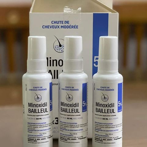 Xịt mọc tóc Minoxidil 5% Pháp