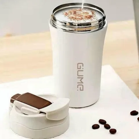 Cốc Giữ Nhiệt Gume 400ml - Bình Giữ Nhiệt Inox 304 Bảo Quản Nhiệt Tối Ưu Cho Cafe, Trà, Nước Ép - Thiết Kế Hiện Đại, Gọn Nhẹ