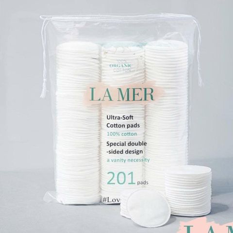 Combo 2 Gói Bông Tẩy Trang Lamer 201 Miếng - Dụng Cụ Chăm Sóc Da Nhẹ Nhàng, Dịu Mát cho Da Nhạy Cảm