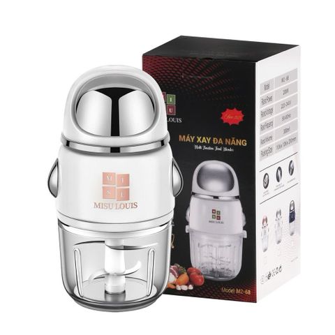 Máy Xay Đa Năng Misu Louis Cối Thủy Tinh 6 Lưỡi - Xay Thịt, Hoa Quả, Rau Củ Hiệu Quả, Thiết Kế Tiện Lợi Cho Mọi Gia Đình