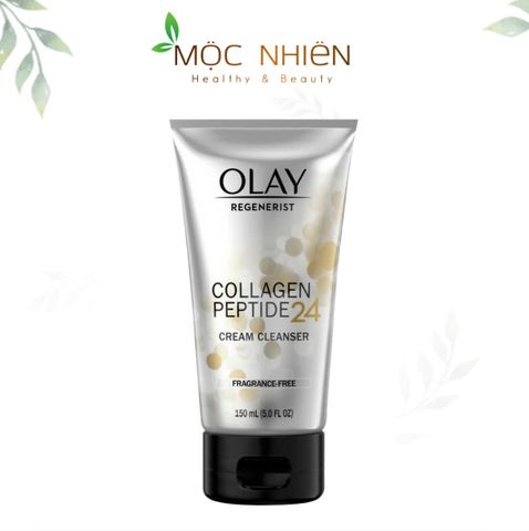 Sữa rửa mặt Olay Regenerist Collagen Peptide cream cleaser 150ml hàng Úc 312454