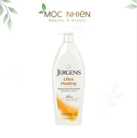 Sữa Dưỡng Thể Jergens Ultra Healing 621ml - Dưỡng Ẩm Sâu Cho Da Khô Ráp, Phục Hồi Độ Đàn Hồi Da, Chống Oxy Hóa