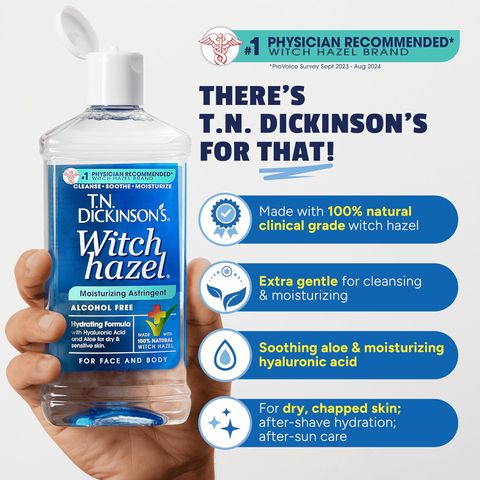 Nước Hoa Hồng Dickinson's Original Witch Hazel 473ml - Toner Chăm Sóc Da Tự Nhiên, Làm Săn Chắc Da 100% Từ Thiên Nhiên