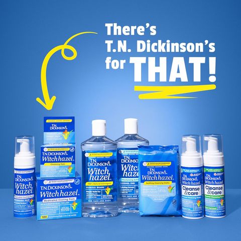 Nước Hoa Hồng Dickinson's Original Witch Hazel 473ml - Toner Chăm Sóc Da Tự Nhiên, Làm Săn Chắc Da 100% Từ Thiên Nhiên