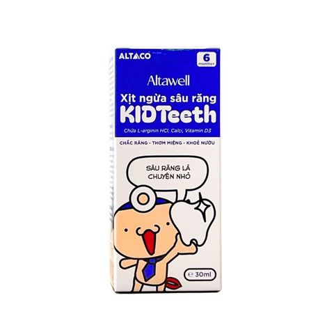Xịt Ngừa Sâu Răng Altawell KIDTeeth 20ml - Vị Dưa Hấu, An Toàn Cho Trẻ Từ 6 Tháng, Chắc Răng, Khỏe Nướu, Ngừa Sâu Răng Hiệu Quả