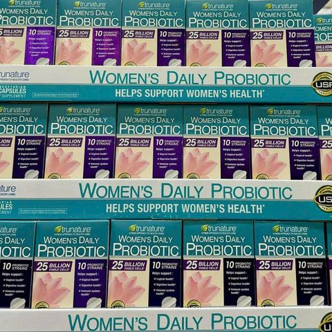 Viên uống men vi sinh nữ Trunature Women’s Daily Probiotic 90 viên - Hỗ trợ sức khỏe tiêu hóa và miễn dịch hiệu quả
