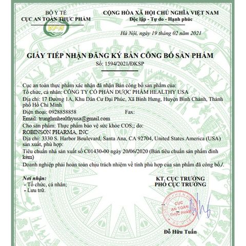 Viên uống giảm viêm đại tràng COS - Giải pháp tự nhiên cho tiêu hóa khỏe mạnh, nhập khẩu từ Mỹ - Hỗ trợ giảm triệu chứng đường ruột.