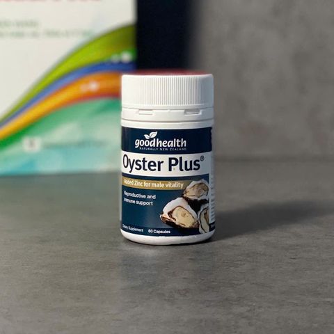 Viên uống Oyster Plus Goodhealth 60 viên - Tăng cường sức đề kháng và sinh lực cho nam giới nhập khẩu New Zealand