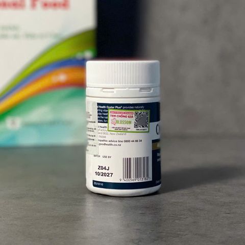 Viên uống Oyster Plus Goodhealth 60 viên - Tăng cường sức đề kháng và sinh lực cho nam giới nhập khẩu New Zealand