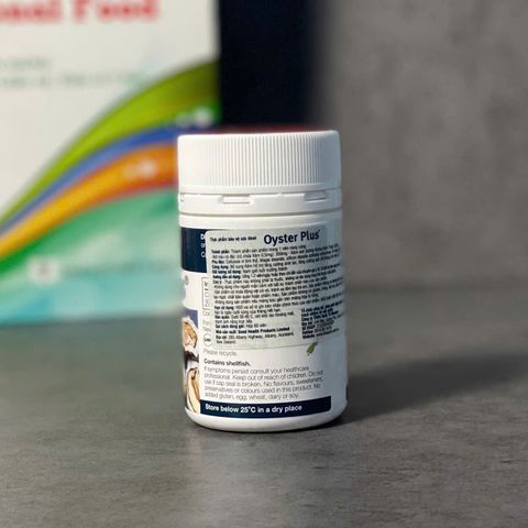 Viên uống Oyster Plus Goodhealth 60 viên - Tăng cường sức đề kháng và sinh lực cho nam giới nhập khẩu New Zealand