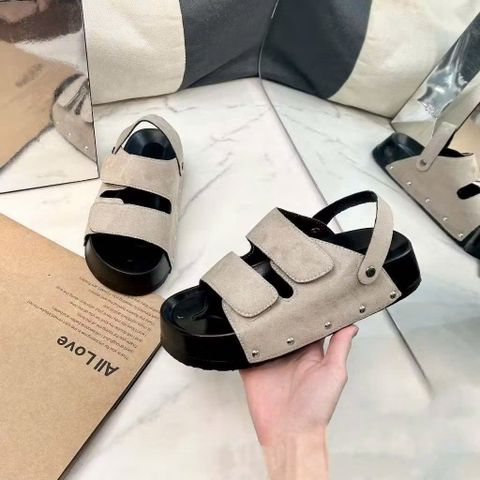 Sandal Đế Đinh Quai Dán Nữ - Dép Quai Hậu Thời Trang Cao Cấp 4cm Đế Êm Ái, Phong Cách Hot Hit 2023