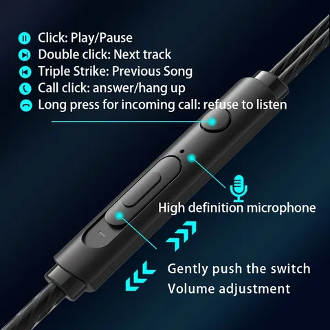 Tai Nghe Có Dây Có Micro - Âm Trầm Sâu Karaoke Nhét Tai Stereo 3.5mm/Type C - Tai Nghe Chất Lượng Cho Âm Nhạc và Game