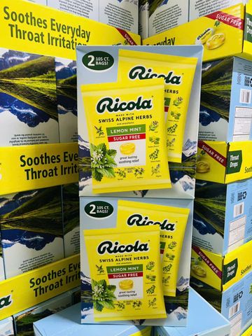 (CÓ BILL NHẬP) KẸO RICOLA THẢO MỘC 105 VIÊN.