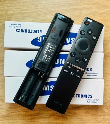 Điều Khiển Remote TV Smart Giọng Nói VOICE Samsung - Tặng Pin - Hỗ Trợ Model KU6400 KS7000 MU8000