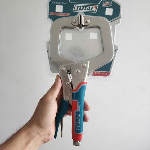 Kìm bấm chết chữ C 11 inch Total THT111113 - Dụng cụ cầm tay chất lượng cao, thép carbon, mạ niken, cho hàn và sửa chữa chuyên nghiệp