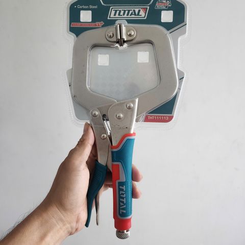 Kìm bấm chết chữ C 11 inch Total THT111113 - Dụng cụ cầm tay chất lượng cao, thép carbon, mạ niken, cho hàn và sửa chữa chuyên nghiệp