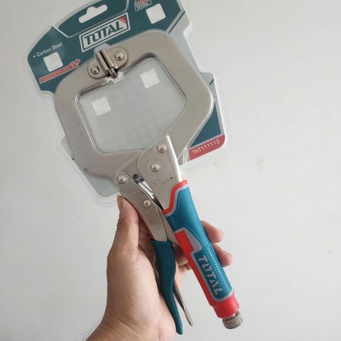 Kìm bấm chết chữ C 11 inch Total THT111113 - Dụng cụ cầm tay chất lượng cao, thép carbon, mạ niken, cho hàn và sửa chữa chuyên nghiệp