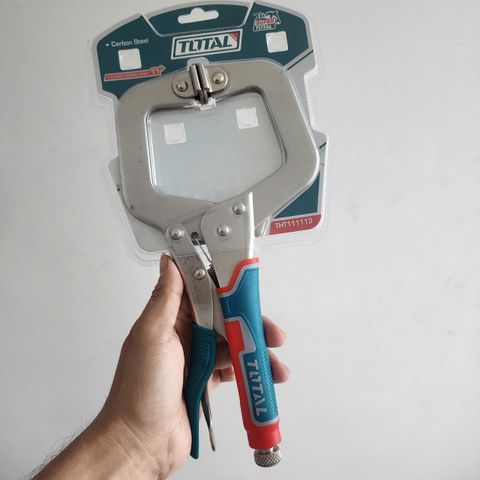 Kìm bấm chết chữ C 11 inch Total THT111113 - Dụng cụ cầm tay chất lượng cao, thép carbon, mạ niken, cho hàn và sửa chữa chuyên nghiệp