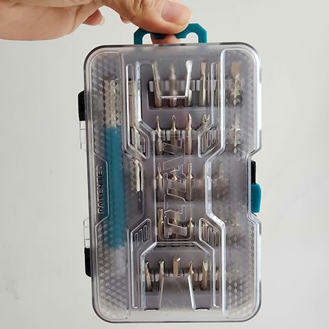 Bộ Tô Vít Sửa Điện Thoại 32 Chi Tiết Total THT250PS0321 - Đầu Vít Đa Dạng, Thép S2 Bền Chắc, Hộp Nhựa Gọn Gàng