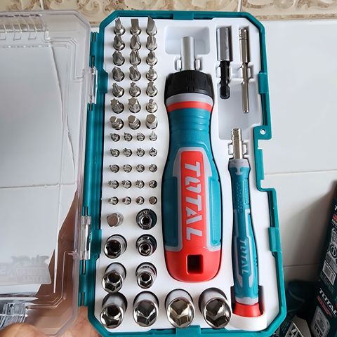 Bộ Tuốc Nơ Vít Đa Năng 55 Chi Tiết Total TACSD30556 - Bộ Dụng Cụ Cầm Tay Chất Lượng Cao Cho Thợ Và Gia Đình