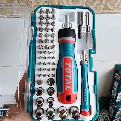 Bộ Tuốc Nơ Vít Đa Năng 55 Chi Tiết Total TACSD30556 - Bộ Dụng Cụ Cầm Tay Chất Lượng Cao Cho Thợ Và Gia Đình