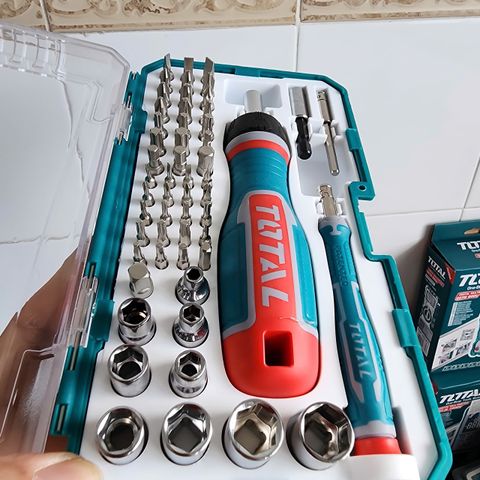 Bộ Tuốc Nơ Vít Đa Năng 55 Chi Tiết Total TACSD30556 - Bộ Dụng Cụ Cầm Tay Chất Lượng Cao Cho Thợ Và Gia Đình