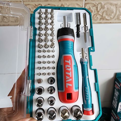 Bộ Tuốc Nơ Vít Đa Năng 55 Chi Tiết Total TACSD30556 - Bộ Dụng Cụ Cầm Tay Chất Lượng Cao Cho Thợ Và Gia Đình