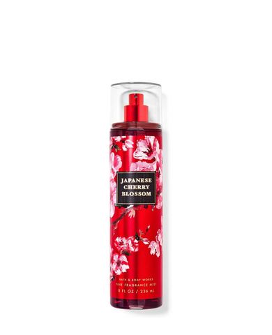 Xịt Thơm Toàn Thân Bath & Body Works Hương Hoa Anh Đào 236ml - Nước Xịt Dưỡng Ẩm Quyến Rũ, Thơm Lâu, Phù Hợp Mùa Hè
