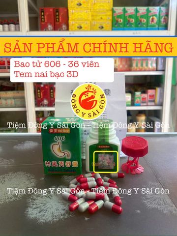 Viên uống giảm đau bao tử Vall Boon 606 - Hỗ trợ tiêu hóa, chữa viêm loét dạ dày, đầy bụng, trào ngược - Hộp 36 viên chính hãng