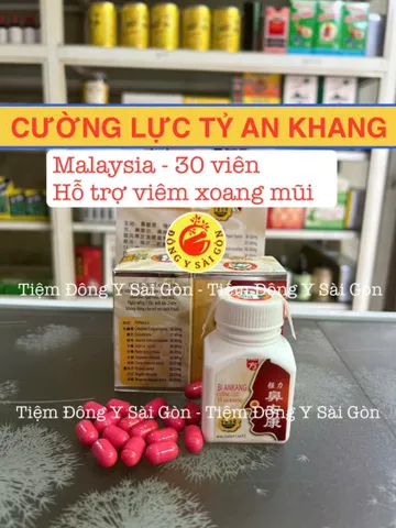 Cường Lực Tỷ An Khang 30 Viên - Hỗ Trợ Viêm Mũi, Viêm Xoang, Hiệu Quả Chống Dị Ứng, Sản Phẩm Chính Hãng Malaysia