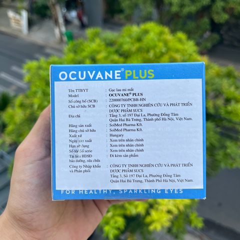 Miếng Gạc Vệ Sinh Mắt OCUVANE® PLUS - Giúp Giảm Khó Chịu, Chống Viêm Bờ Mi, Công Thức Dầu Tràm Tự Nhiên, 24 Miếng Hàng Chính Hãng từ Hungary