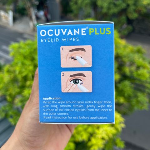 Miếng Gạc Vệ Sinh Mắt OCUVANE® PLUS - Giúp Giảm Khó Chịu, Chống Viêm Bờ Mi, Công Thức Dầu Tràm Tự Nhiên, 24 Miếng Hàng Chính Hãng từ Hungary