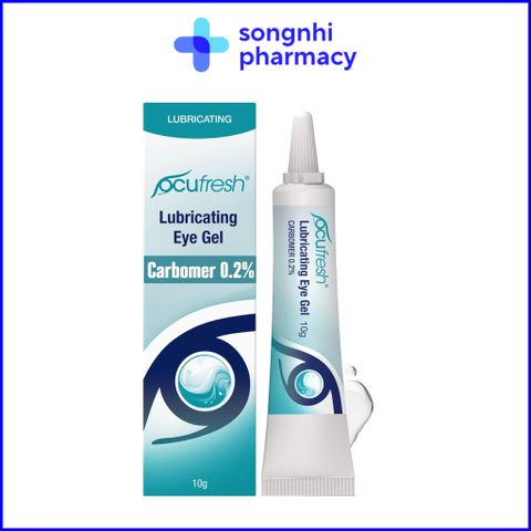 Gel tra mắt OCUFRESH Lubricating Eye Gel 10g - Dưỡng ẩm, Giảm khô và mỏi mắt - Sản phẩm y tế từ Anh Quốc