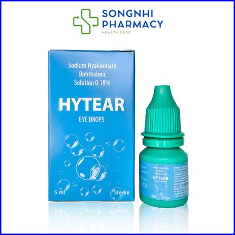 Nước Mắt Nhân Tạo Hytear 5ml - Giảm Khó Chịu Mắt, Cảm Giác Nóng Rát - Dung Dịch Nhỏ Mắt Chất Lượng Cao