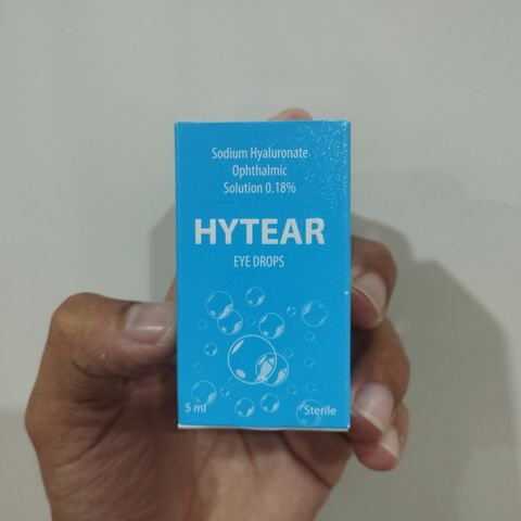 Nước Mắt Nhân Tạo Hytear 5ml - Giảm Khó Chịu Mắt, Cảm Giác Nóng Rát - Dung Dịch Nhỏ Mắt Chất Lượng Cao