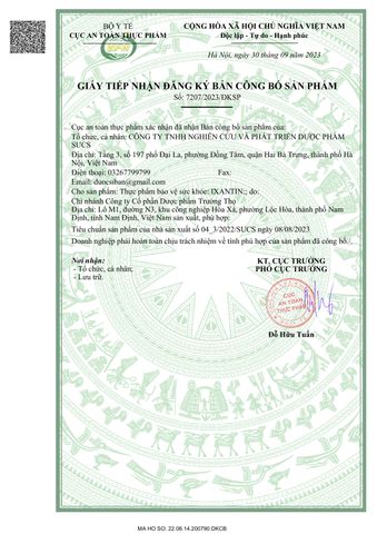 Viên Uống Bổ Mắt Ixantin - Hỗ Trợ Giảm Nhức Mỏi Mắt, Tăng Cường Thị Lực - Hộp 30 Viên Chính Hãng từ Trường Thọ Pharma