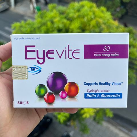 Viên Uống Bổ Mắt Eyevite - Hộp 30 Viên Nang Mềm Từ Cao Cây Sáng Mắt - Tăng Cường Sức Khỏe Mắt Hàng Chính Hãng