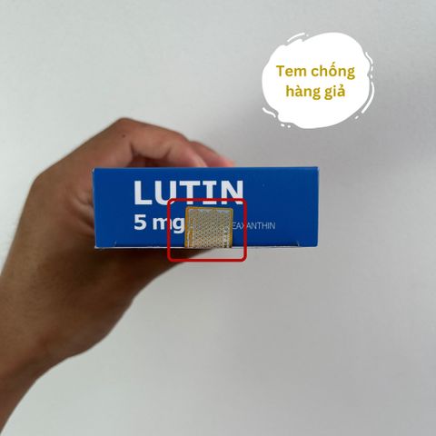 Viên Uống Bổ Mắt Lutin 5mg - Hỗ Trợ Sáng Khỏe, Chống Đục Thủy Tinh Thể - Hộp 30 Viên Chính Hãng Trường Thọ Pharma